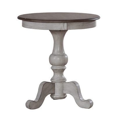Ocean Isle - Round End Table - White