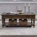 Liberty Furniture Arden Road Rectangular Cocktail Table in Satin Cherry image