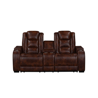 Chester - Reclining Console Loveseat With Power Headrest & Footrest