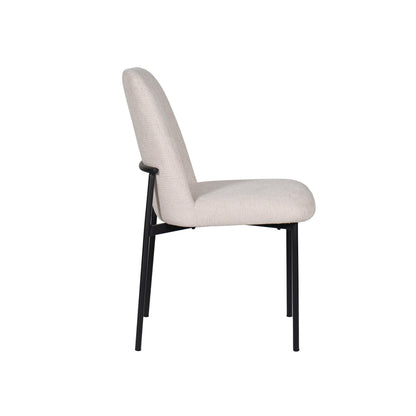 Erik - Side Chair With Black Metal Frame (Set of 2)