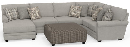 Livingston - Sectional With Comfort Coil Seating And Accent Pillows