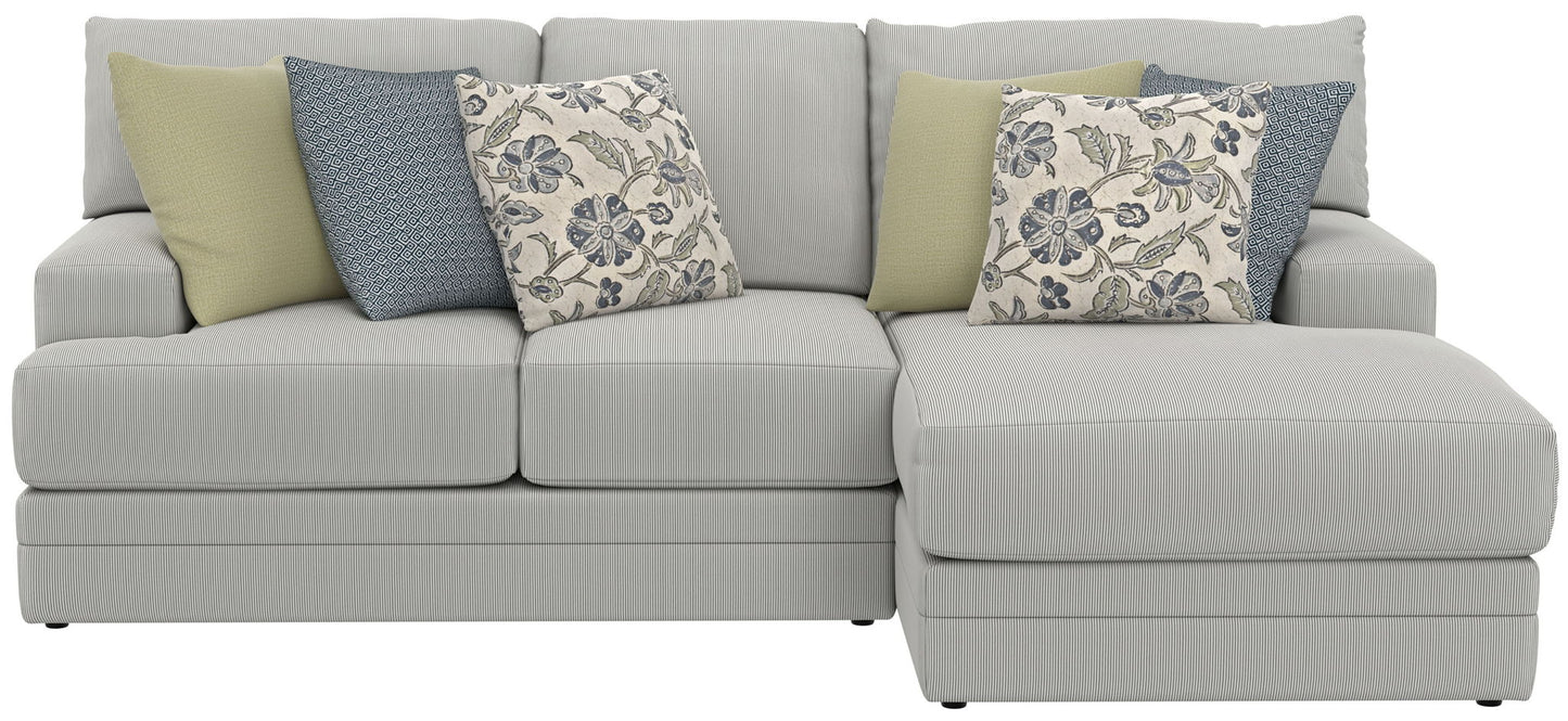 Stockbridge - Sectional With Comfort Coil Seating And 9 Accent Pillows Included