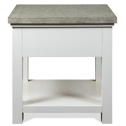 Cora - End Table - Cloud / Fog