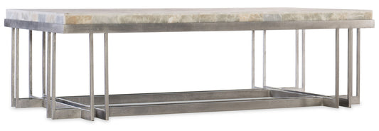 Melange - Marin Rectangle Cocktail Table - Gray