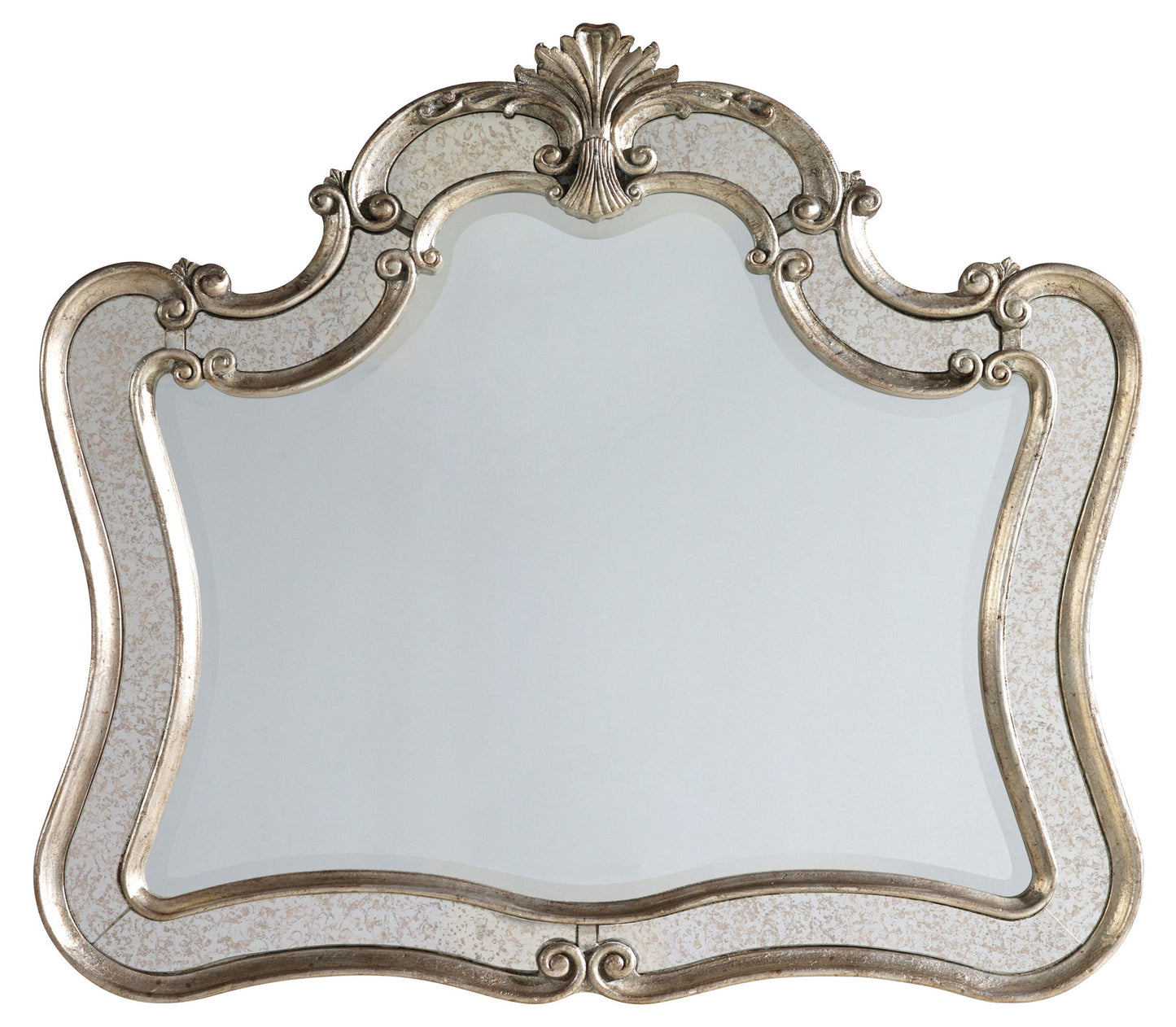 Sanctuary - Shaped Mirror - Pearl Silver