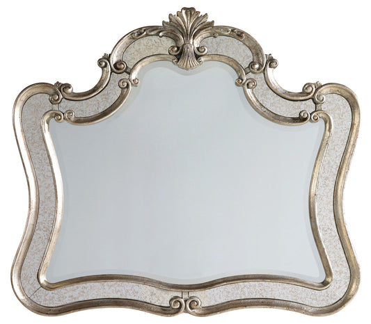 Sanctuary - Shaped Mirror - Pearl Silver