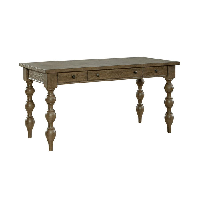 Liberty Furniture Americana Farmhouse 3pc Desk & Hutch in Dusty Taupe