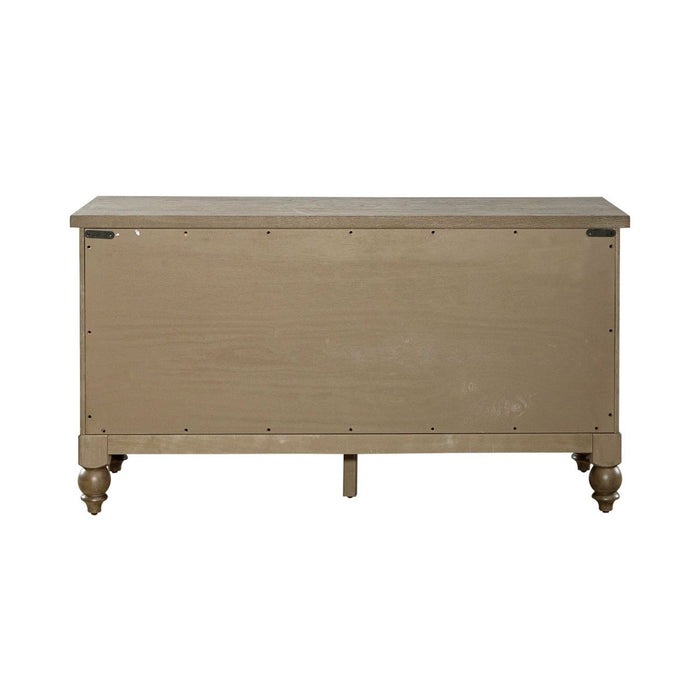 Liberty Furniture Americana Farmhouse Credenza in Dusty Taupe