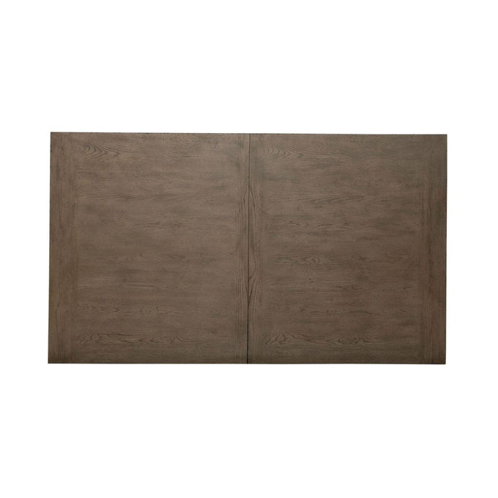 Liberty Furniture Americana Farmhouse Rectangular Leg Table in Dusty Taupe & Black