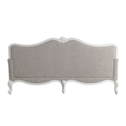 Ciddrenar - Sofa With 5 Pillows - Fabric & White
