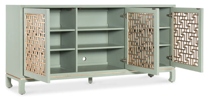 Commerce And Market - Trellis Entertainment Credenza - Light Blue