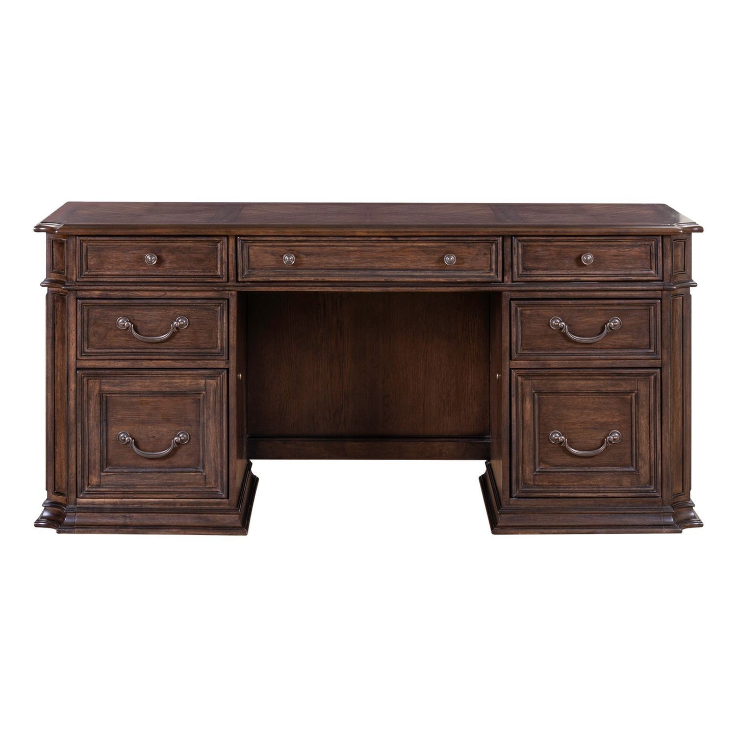 Providence Park - Jr Executive Credenza - Chateau Brown