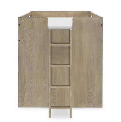 District - Complete Captains Bed - Weathered Oak