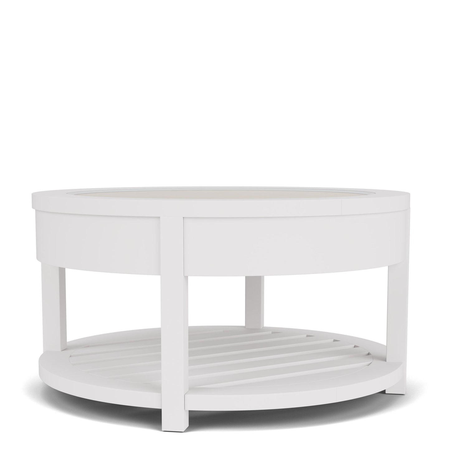Rosalie - Round Cocktail Table - White