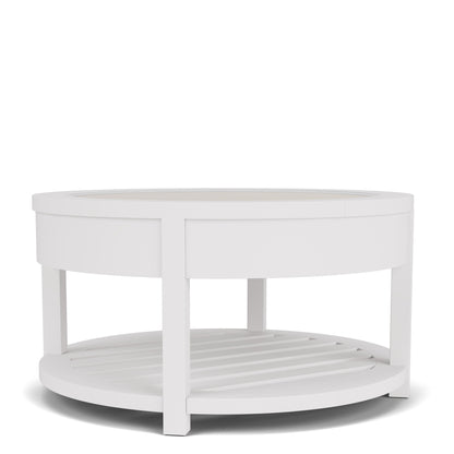 Rosalie - Round Cocktail Table - White