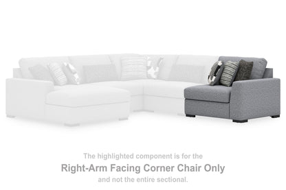 Bealton - RAF Corner Chair - Salt And Pepper