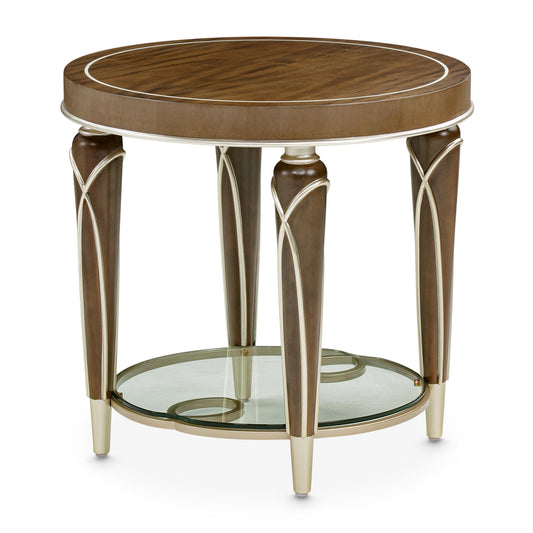 Villa Cherie - End Table - Hazelnut