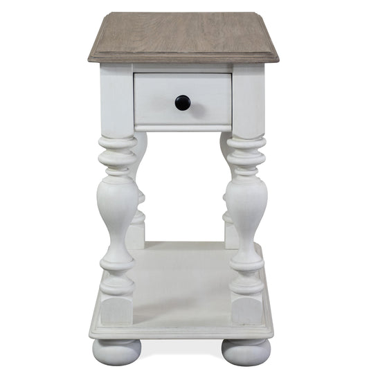 Jameson - Chairside Table - White