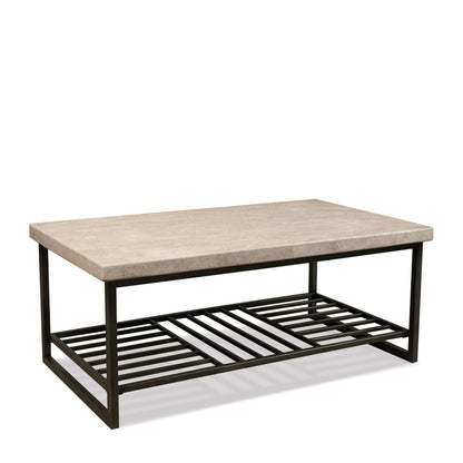 Capri - Cocktail Table - Alabaster Travertine