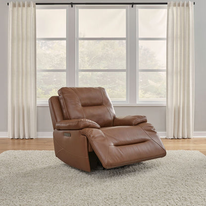 Cameron - Swivel Glider Recliner P3 - Dakota Saddle
