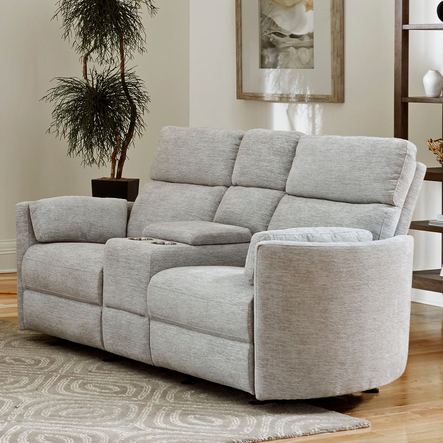 Radius - Power Glider Reclining Console Loveseat