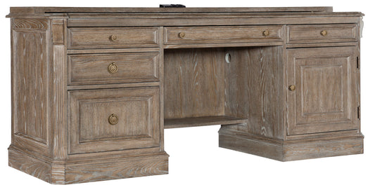 Sutter - Computer Credenza - Light Brown
