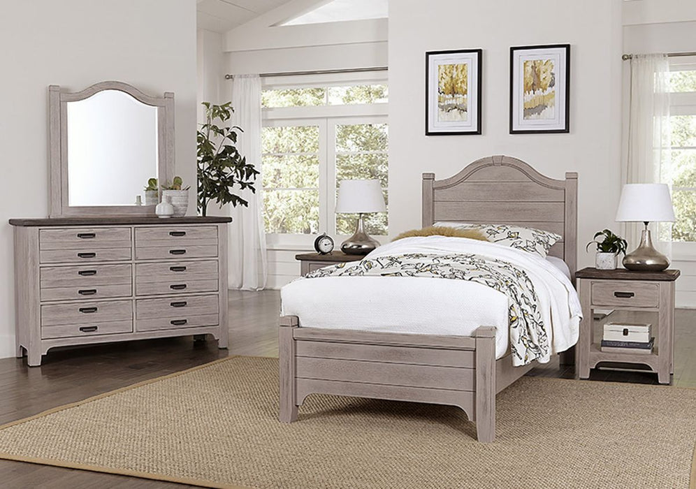 Vaughan-Bassett Bungalow Full Arched Bed in Dover