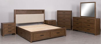Ticanter - Queen/King Storage Rails - Brown