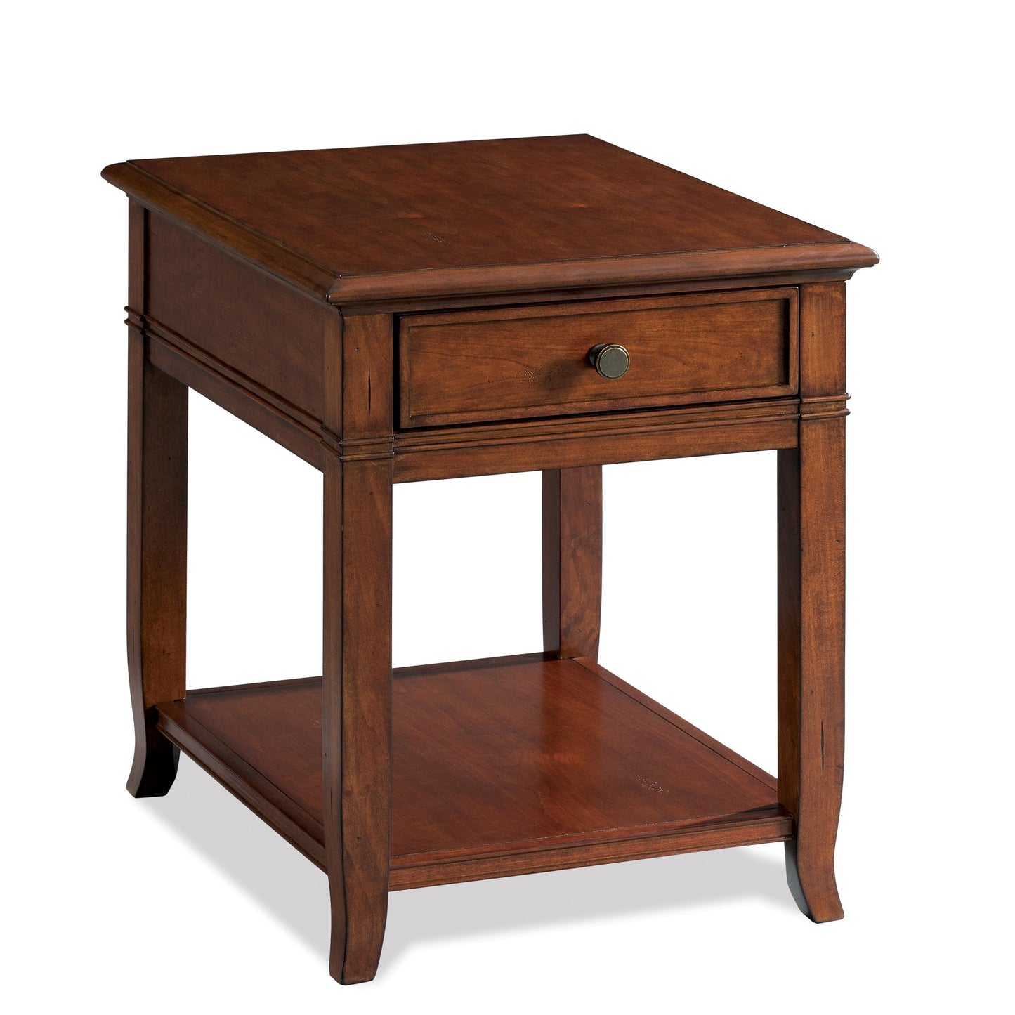 Campbell - End Table - Burnished Cherry