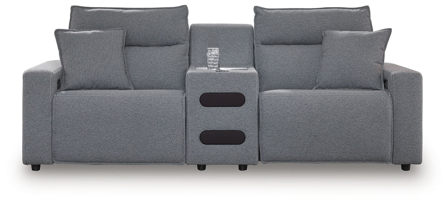 Modmax II - Reclining Sectional - Salt And Pepper