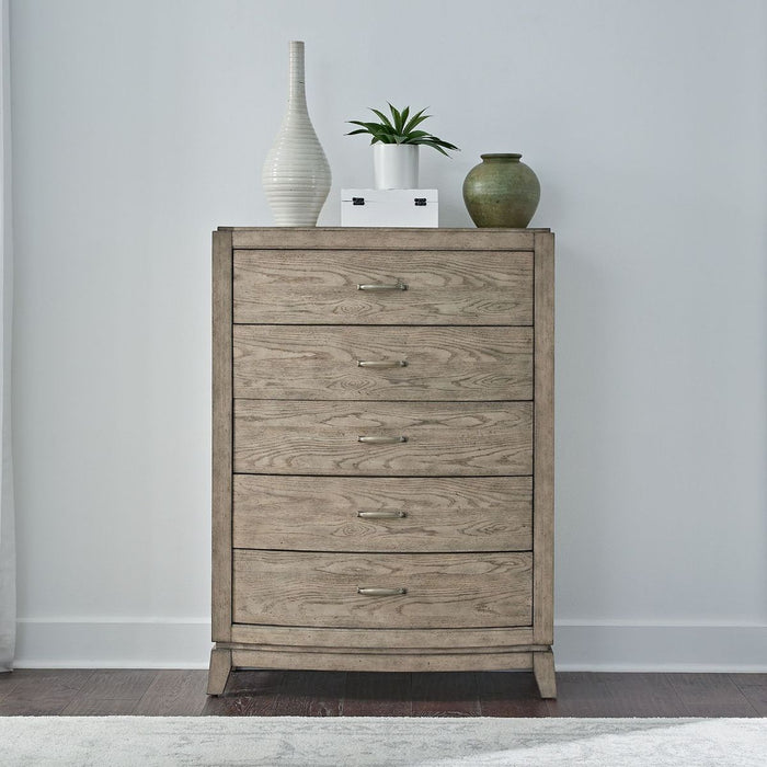Liberty Furniture Avalon 5 Drawer Chest in Burnished Beige
