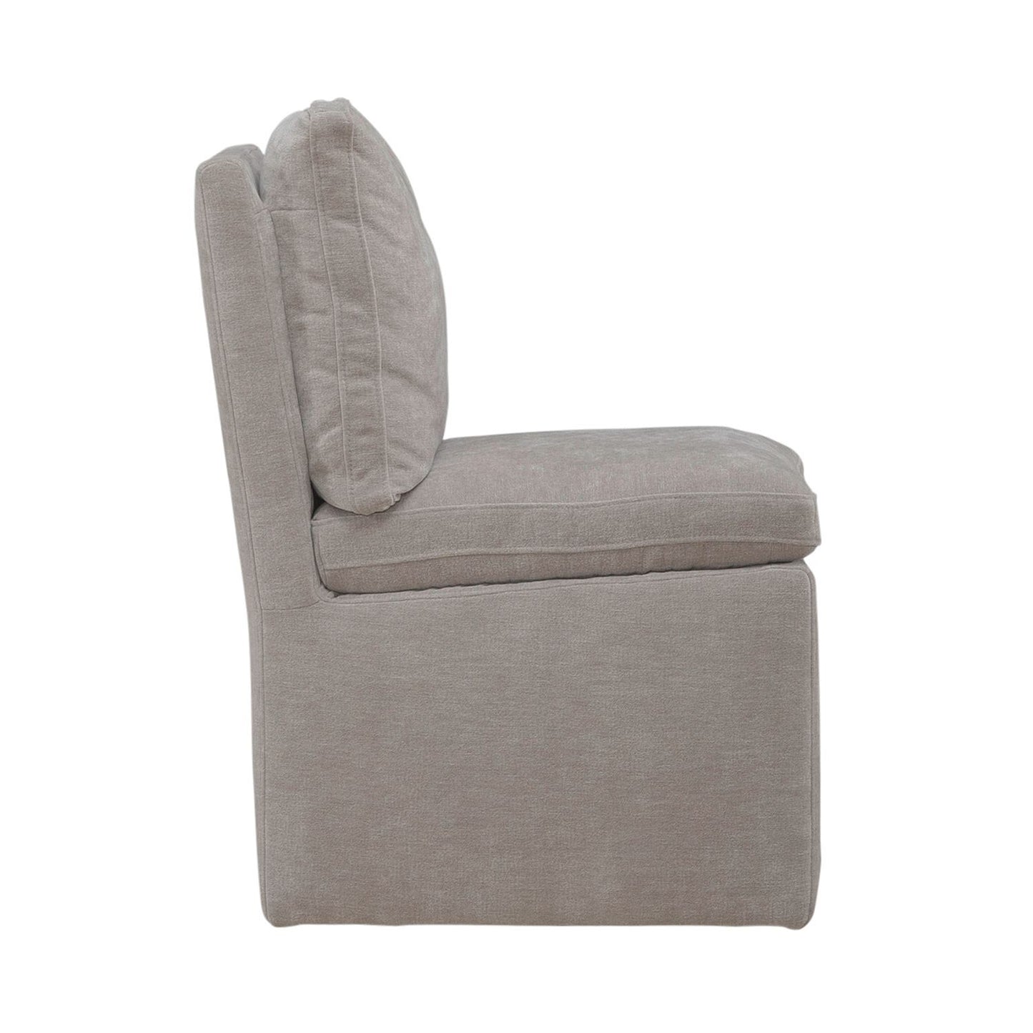 Accent Dining - Accent Dining Chair With Casters
