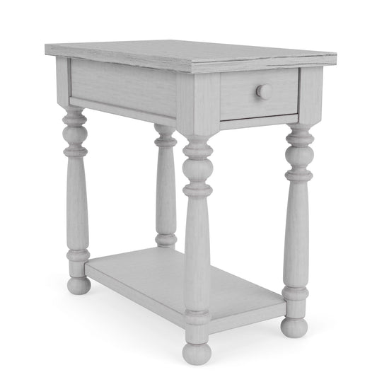 Winston - Chairside Table - Aged Cotton