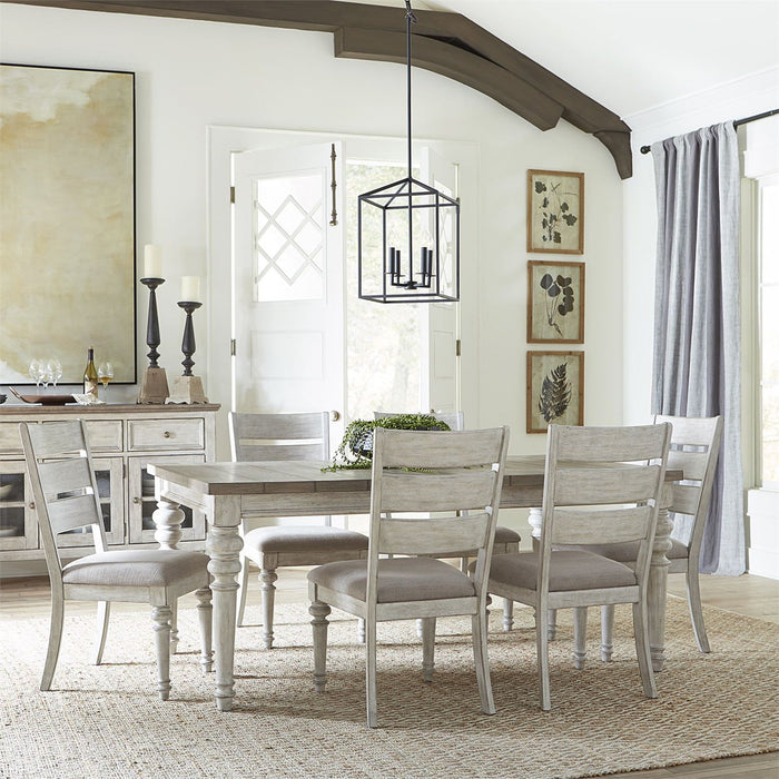 Liberty Furniture Heartland Rectangular Leg Table in Antique White