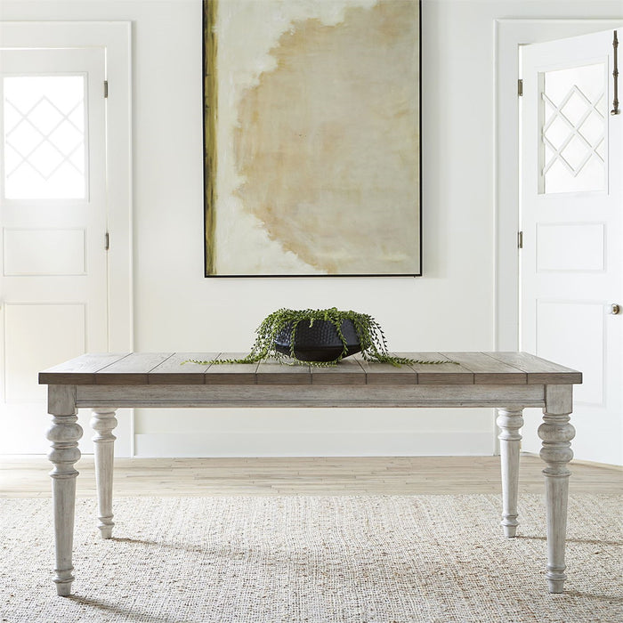 Liberty Furniture Heartland Rectangular Leg Table in Antique White