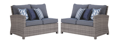 Salem Beach - Gray - 3 Pc. - Sectional Lounge