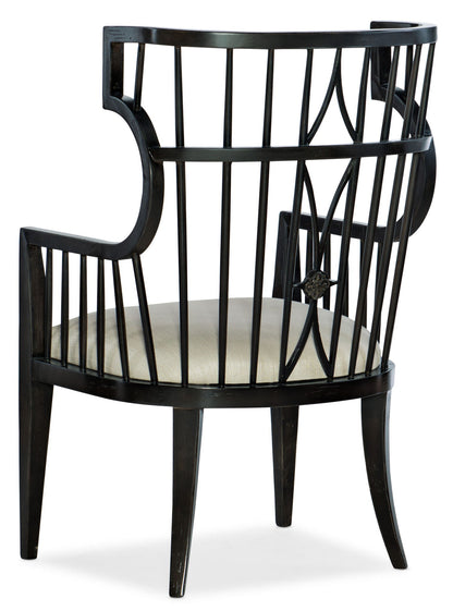 Sanctuary 2 - Couture Host Chair - Beige / Black