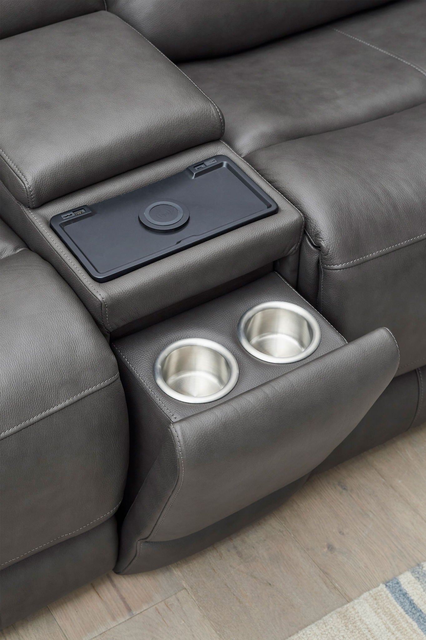 Belmont - Zero Gravity Power Reclining Sectional With Power Adjustable Headrests