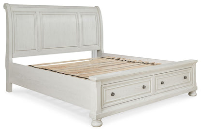 Robbinsdale - Queen Sleigh Headboard - Antique White