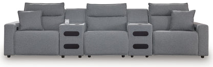 Modmax II - Reclining Sectional - Salt And Pepper