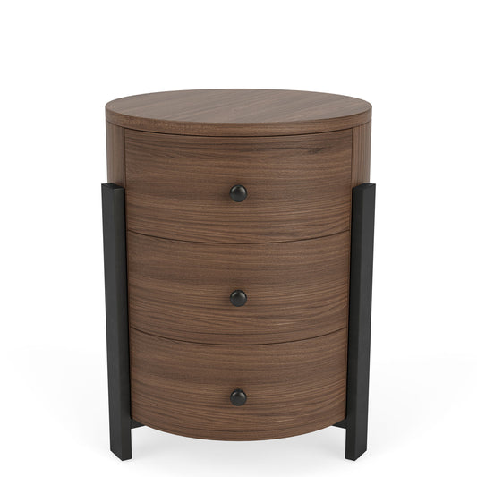 Nova - Chairside Table - Nouveau Walnut