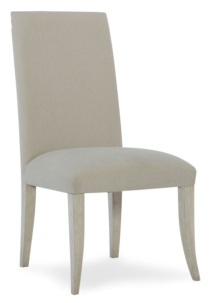 Elixir - Upholstered Side Chair - Pearl Silver