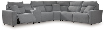 Modmax II - Reclining Sectional - Salt And Pepper