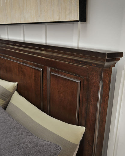 Porter - Queen Panel Headboard - Rustic Brown