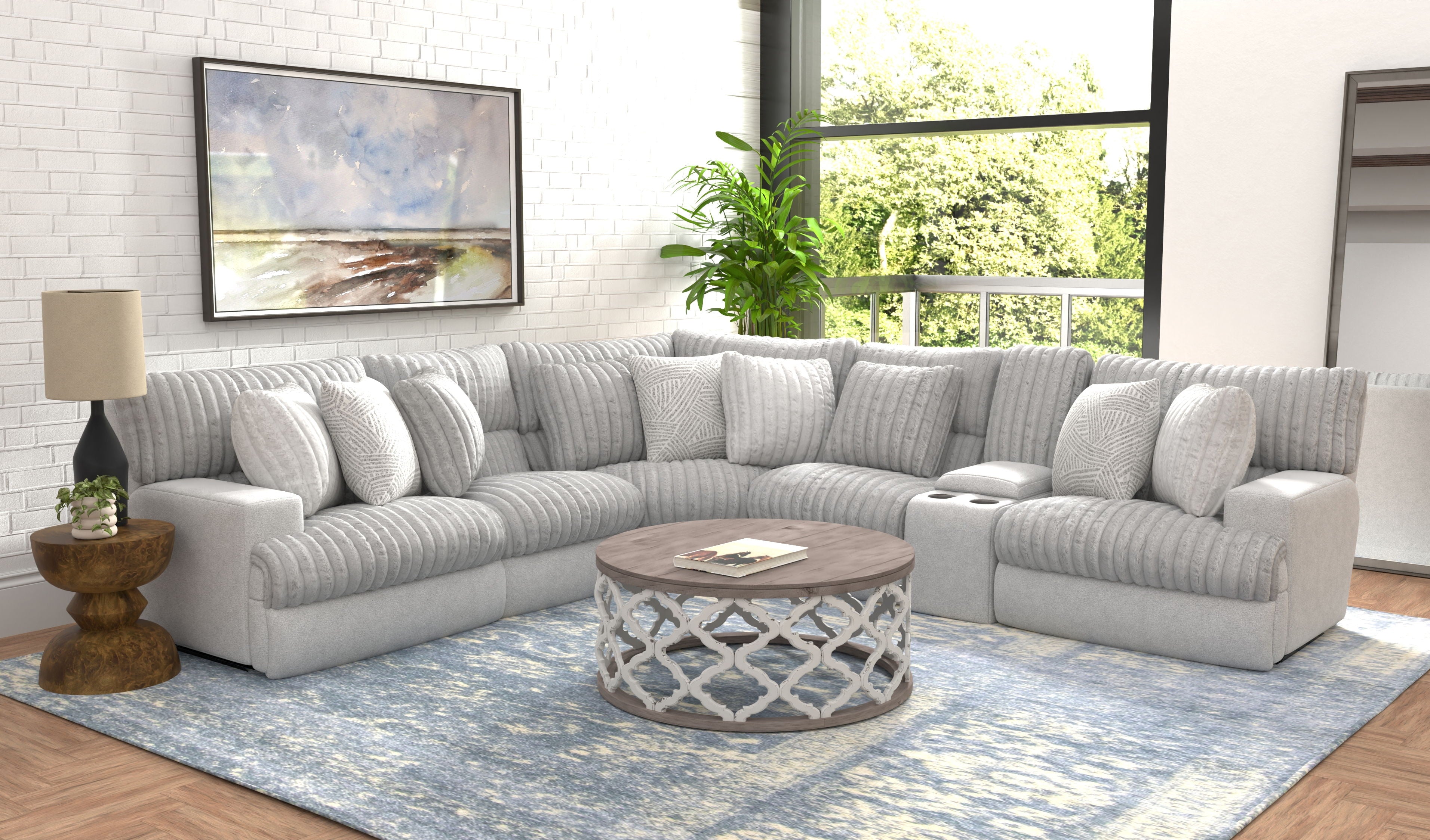 Abraxas - Reclining Sectional – Lavish Furniture US