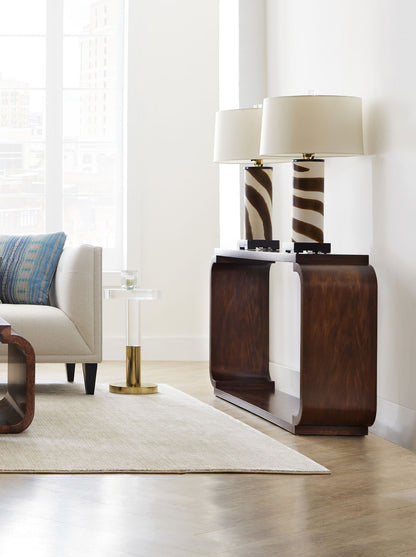 Melange - Kingston Console Table - Dark Brown