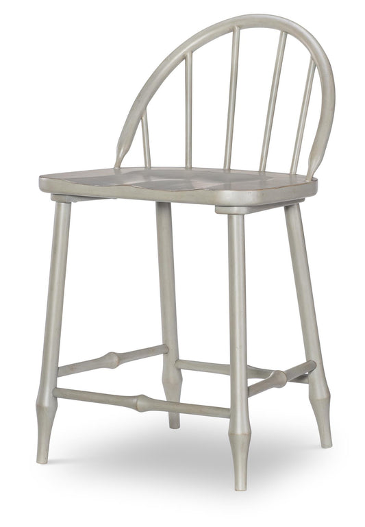 Vintage Market - Windsor Counter Height Chair - Northern Moss