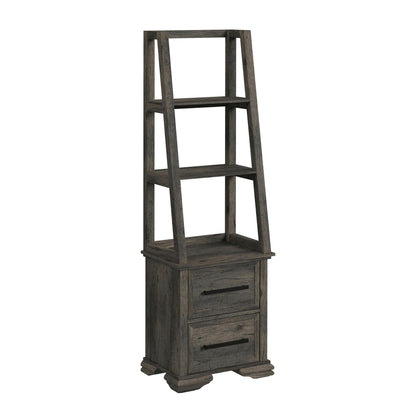Park Ridge - 4 Piece Entertainment Unit With 71'' TV Console - Charcoal