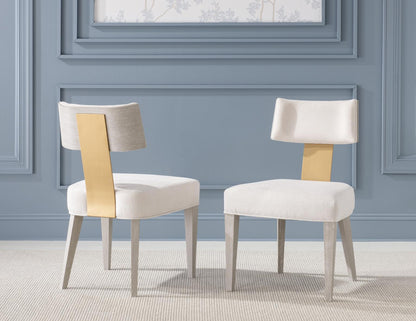 Miramar - Upholstered Side Chair - Oyster