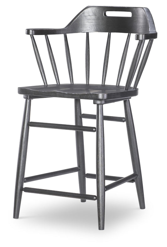 Vintage Market - Counter Height Chair - Kettle Black